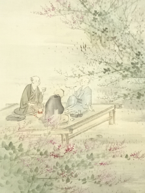 江戸王瑾筆　鷲絹本肉筆　古美術　送料込み250226 ☆古寶堂☆蒐集【Z151】『丁觀鵬 白象図』掛け物・絹本・伝来